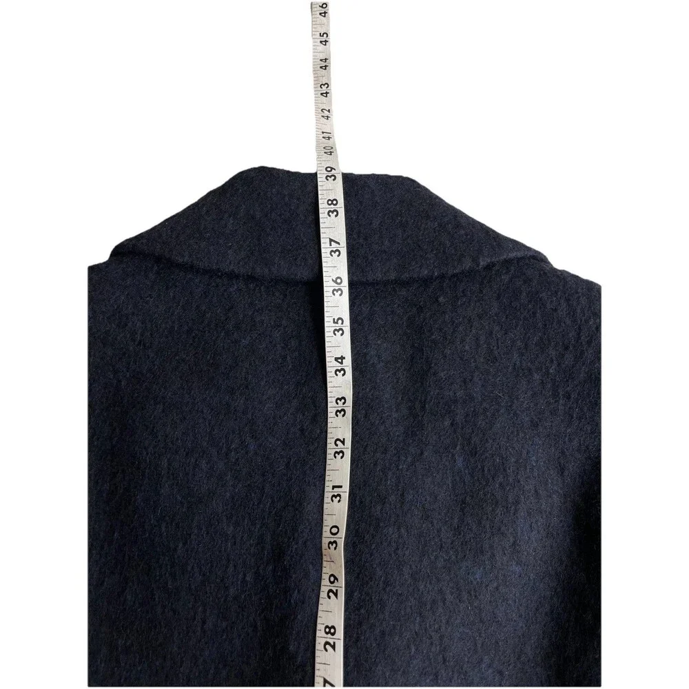 J.Crew Ludlow Men 38S Topcoat Heavyweight Italian Wool Navy Overcoat Peacoat
